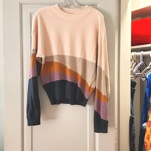 PRANA women's pullover sweater. Desert colors. Size S.